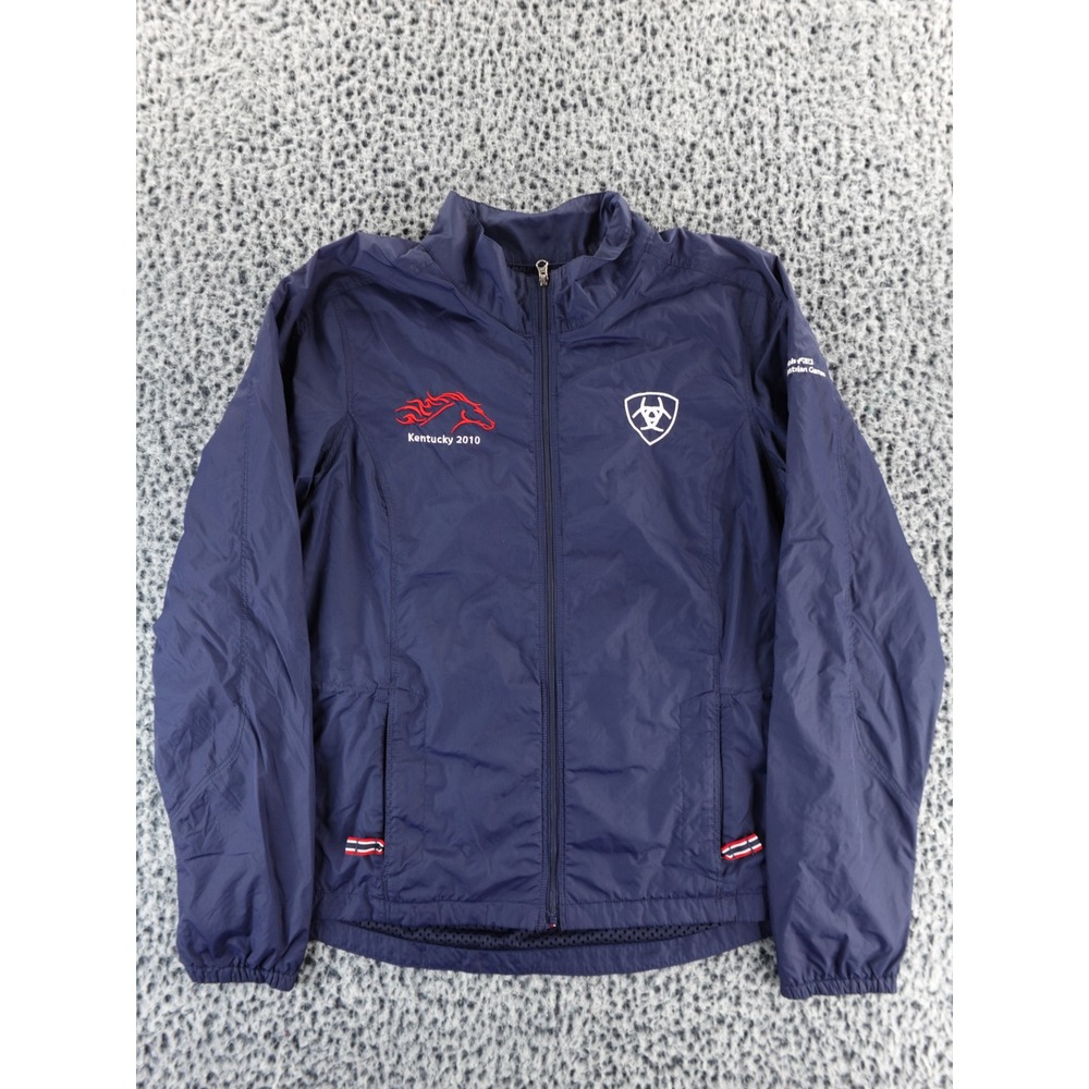 Ariat Kentucky 2010 World Equestrian Games Jacket Navy Blue‎ Full Zip Medium